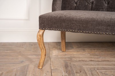 dining bench with oak legs